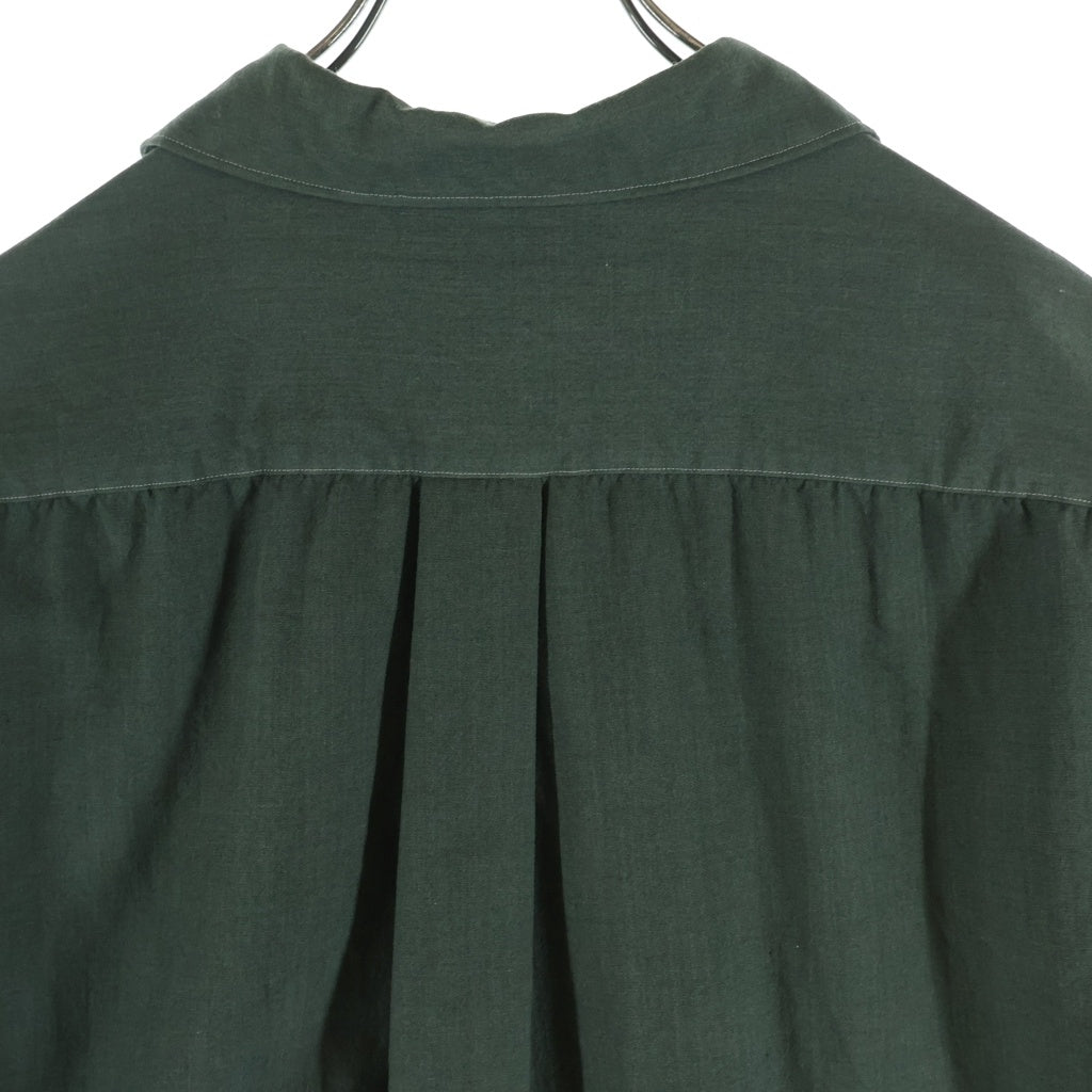 COMME des GARCONS HOMME PLUS(コムデギャルソンオムプリュス) 95SS Docking Shirt ドッキング 長袖シャツ グリーン PB-100200