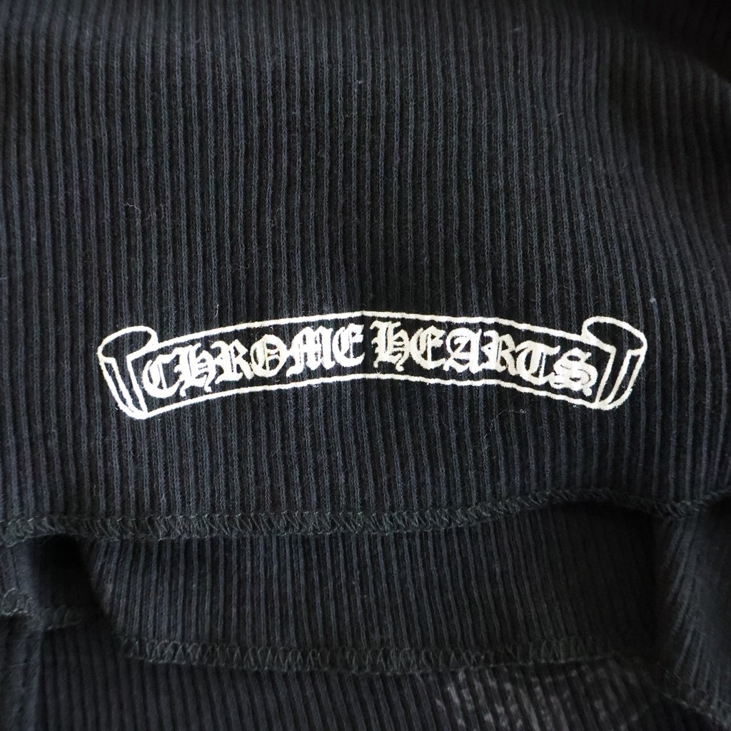 CHROME HEARTS(クロムハーツ) Back CH Cross バック CH クロス プリント タンクトップ カットソー ブラック