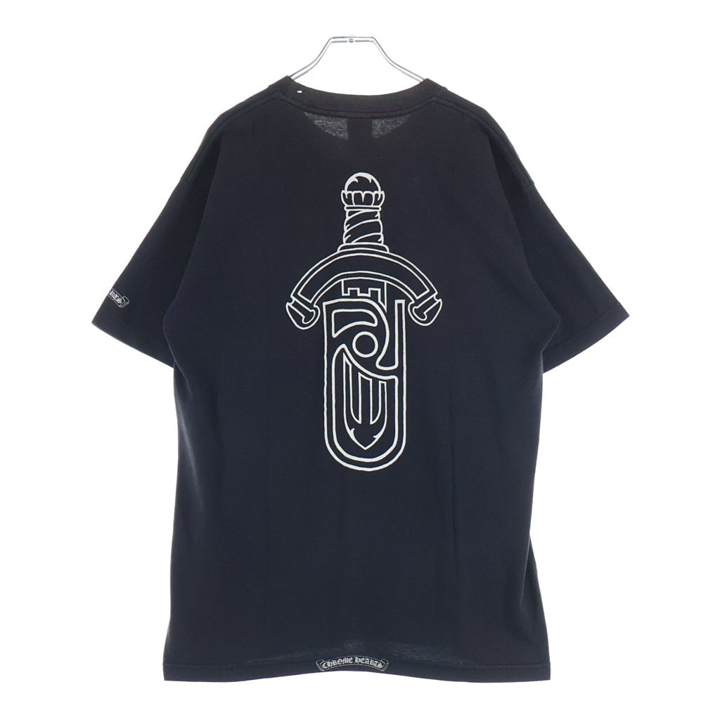 CHROME HEARTS(クロムハーツ) OLD×UNITED ARROWS ユナイテッドアローズ ダガー クルーネック 半袖Tシャツ カットソー ブラック