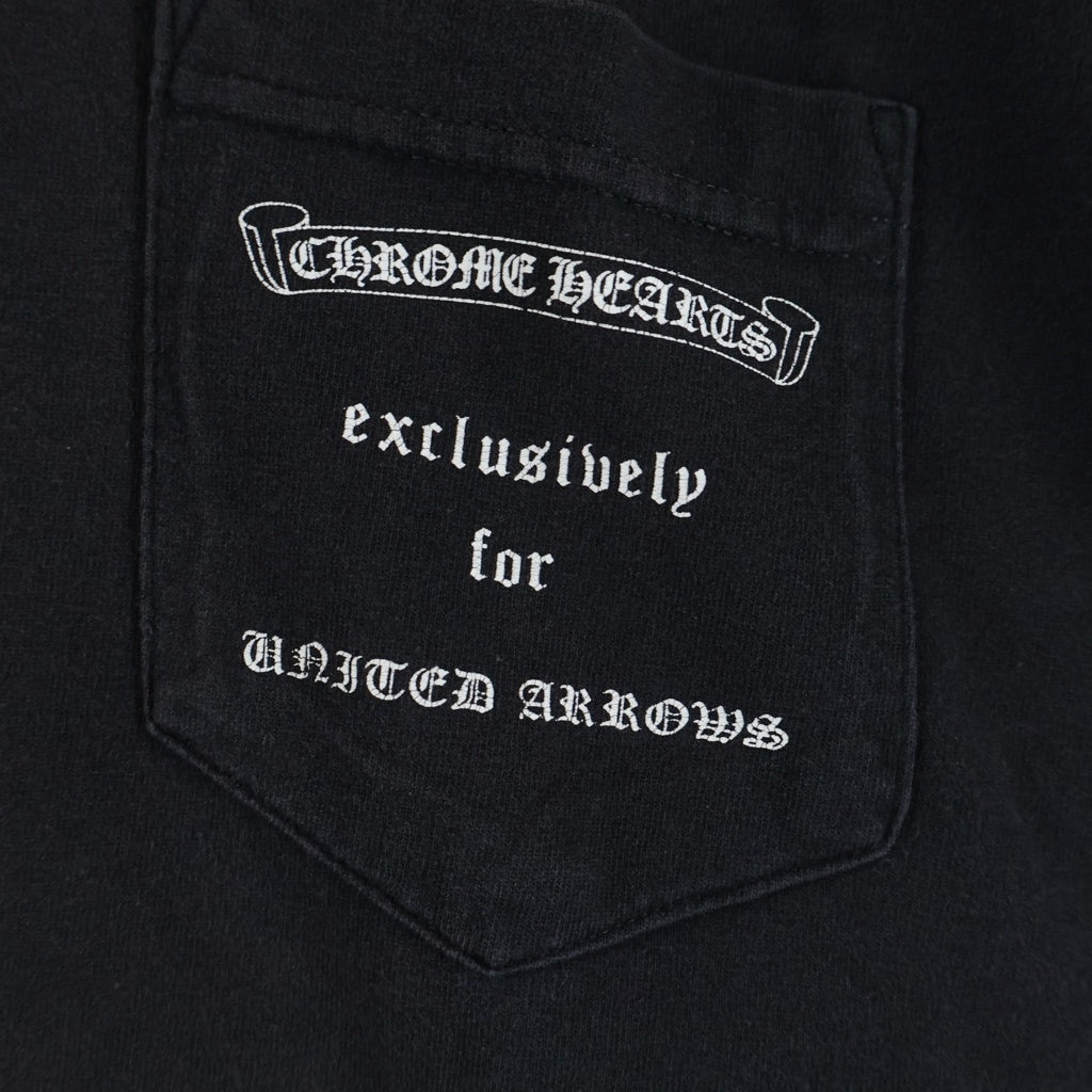 CHROME HEARTS(クロムハーツ) OLD×UNITED ARROWS ユナイテッドアローズ ダガー クルーネック 半袖Tシャツ カットソー ブラック