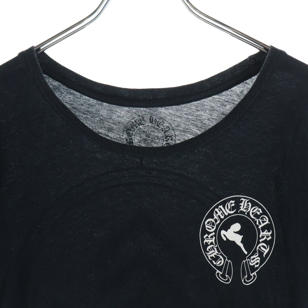 CHROME HEARTS(クロムハーツ) FOTI COLL Horseshoe Print Tee フォティ ホースシュー 半袖Tシャツ カットソー ブラック