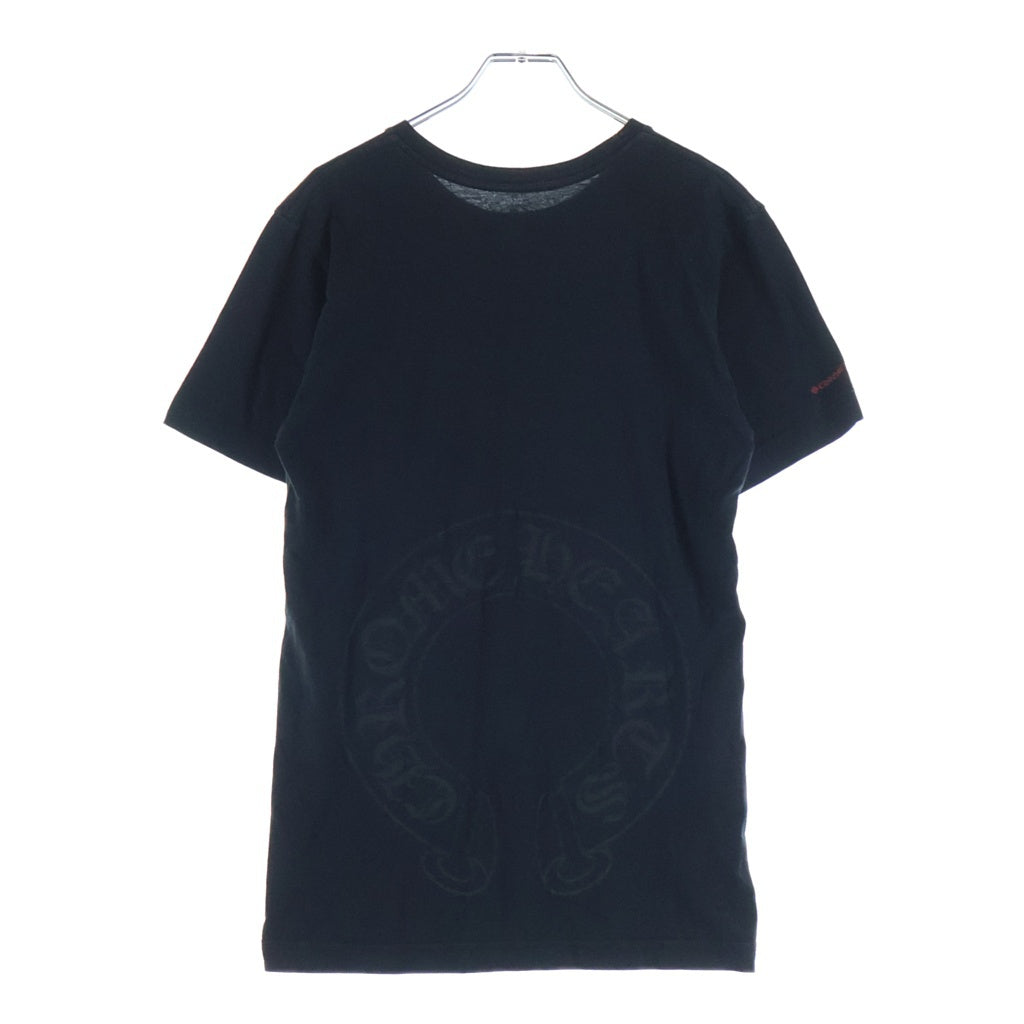 CHROME HEARTS(クロムハーツ) Back Horseshoe Print Tee ホースシュー 半袖Tシャツ カットソー ブラック