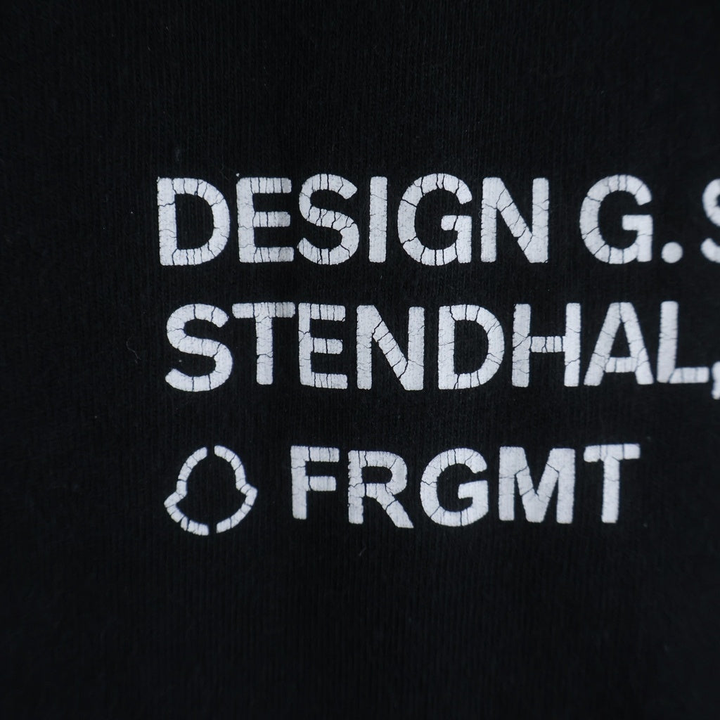 MONCLER(モンクレール) 21AW ×FRAGMENT L/S バックプリント ロングスリーブ 長袖Tシャツ カットソー ブラック G209U8D00003 G209U8D00003