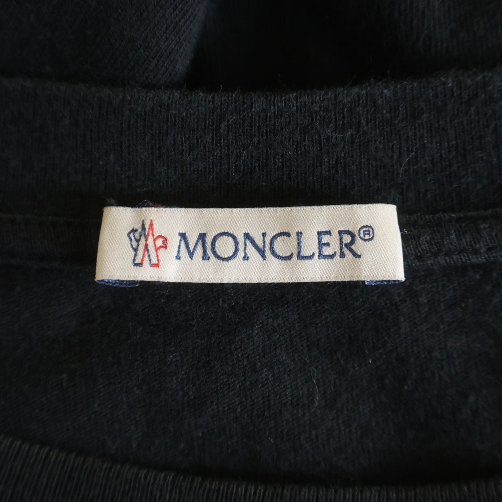 MONCLER(モンクレール) 21AW ×FRAGMENT L/S バックプリント ロングスリーブ 長袖Tシャツ カットソー ブラック G209U8D00003 G209U8D00003