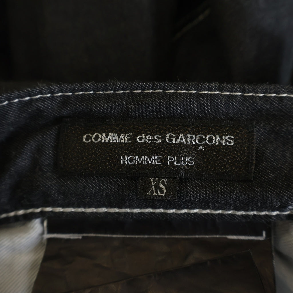 COMME des GARCONS HOMME PLUS(コムデギャルソンオムプリュス) 10SS 1B ホワイトステッチデザイン テーパードパンツ グレー PE-P062 PE-P062