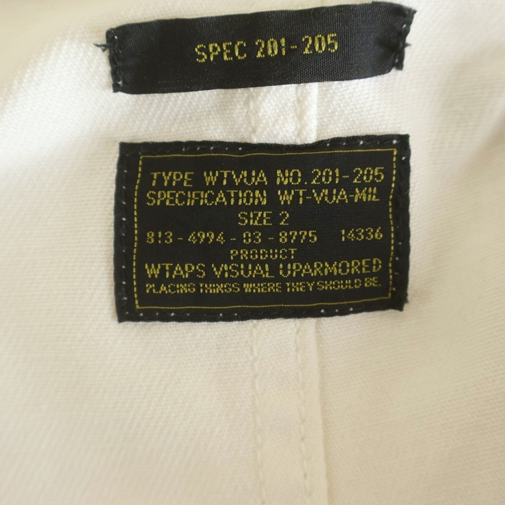 WTAPS(ダブルタップス) 14SS CONCRETE ENVIRONMENT ショップコート ホワイト 141GWDT-JKM01 141GWDT-JKM01