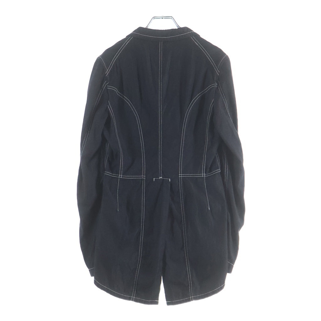 COMME des GARCONS HOMME PLUS(コムデギャルソンオムプリュス) 10SS 1B ホワイトステッチデザイン テーラードジャケット グレー PE-J092 PE-J092