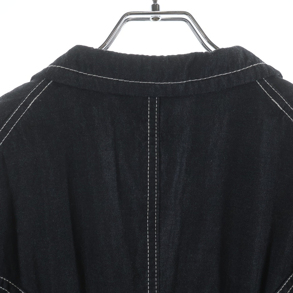 COMME des GARCONS HOMME PLUS(コムデギャルソンオムプリュス) 10SS 1B ホワイトステッチデザイン テーラードジャケット グレー PE-J092 PE-J092