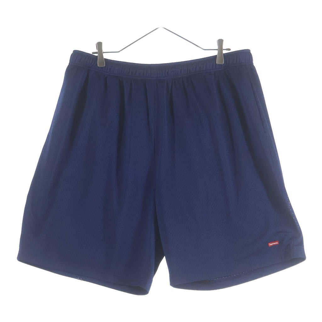 SUPREME(シュプリーム) 24SS Small Box Baggy Mesh Short スモールボックスロゴ バギーメッシュショーツ ハーフパンツ ネイビー