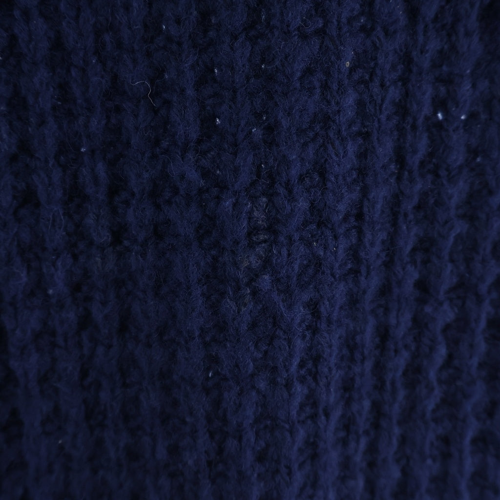 SUPREME(シュプリーム) 25AW Small Box Waffle Sweater スモールボックスロゴ クルーネックワッフルニットセーター ネイビー