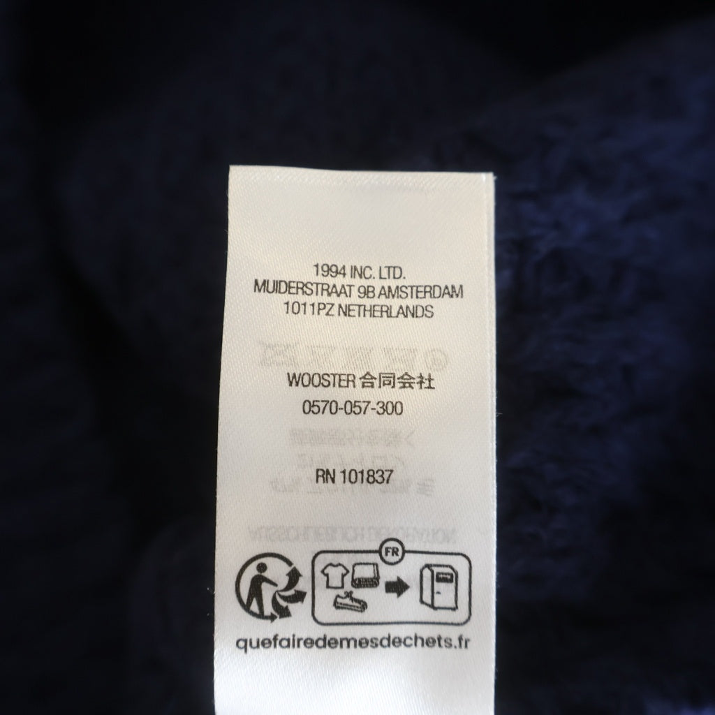 SUPREME(シュプリーム) 25AW Small Box Waffle Sweater スモールボックスロゴ クルーネックワッフルニットセーター ネイビー
