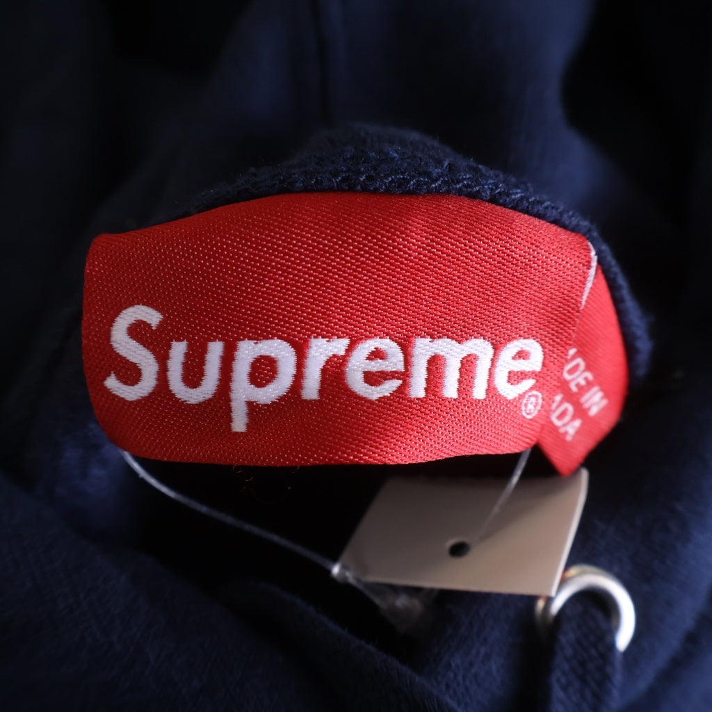SUPREME(シュプリーム) 22AW Shop Small Box Crewneck (Tokyo) 東京限定 スモールボックスロゴ クルーネックスウェットトレーナー ネイビー