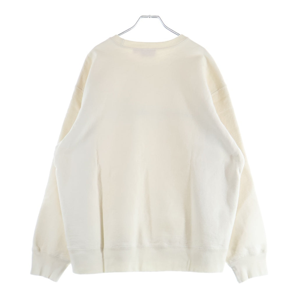 SUPREME(シュプリーム) 22AW Shop Small Box Crewneck (Tokyo) 東京限定 スモールボックスロゴ クルーネックスウェットトレーナー アイボリー