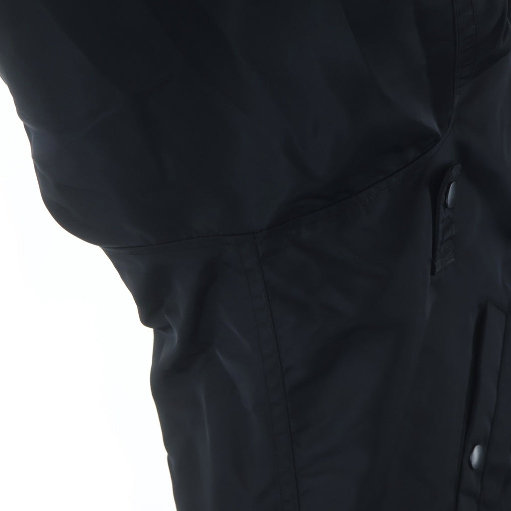 MAISON MIHARAYASUHIRO(メゾンミハラヤスヒロ) HOODED BOMBER JACKET キルティング フード付き ボンバージャケット MA-1 ブラック A15BL062