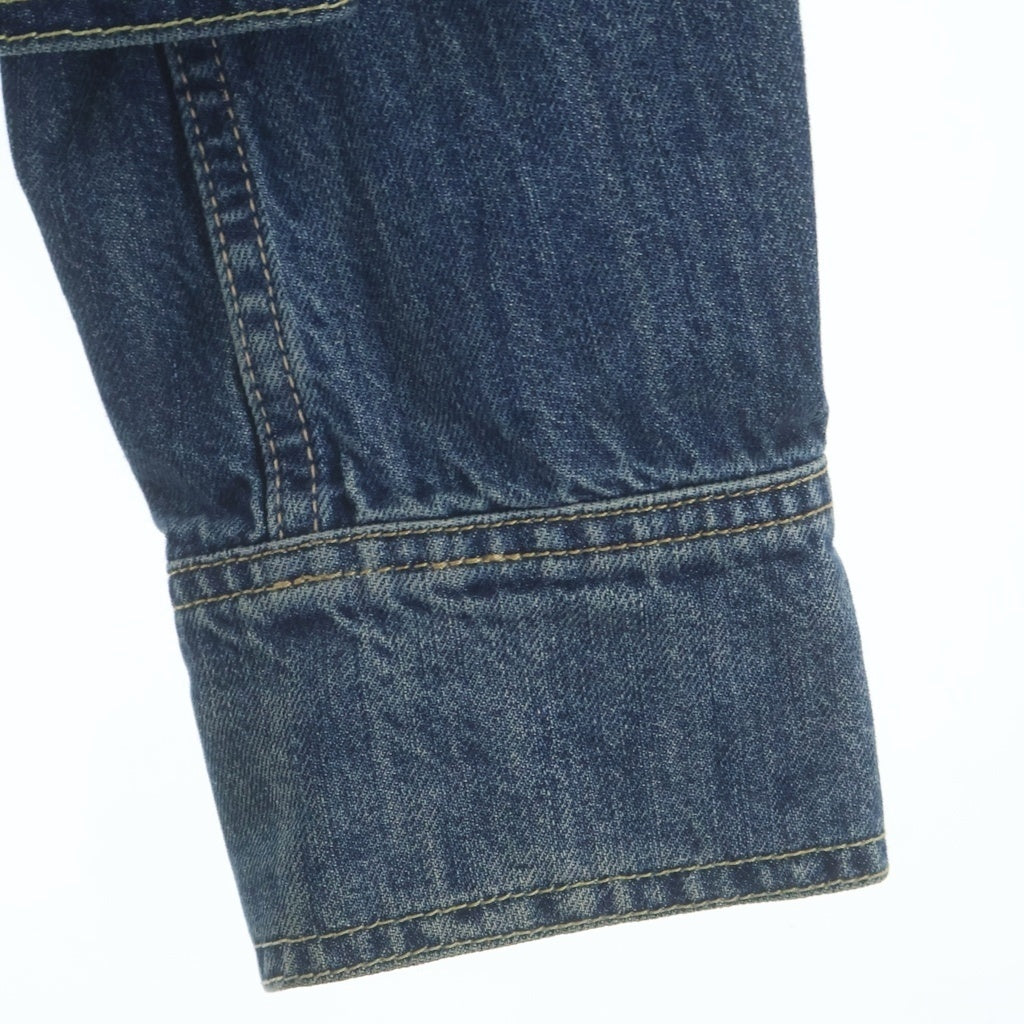 OUR LEGACY(アワーレガシー) 24AW TRUCKER JACKET VINTAGE DENIM ヴィンテージデニム トラッカー ジップジャケット 長袖 インディゴブルー M4245TW