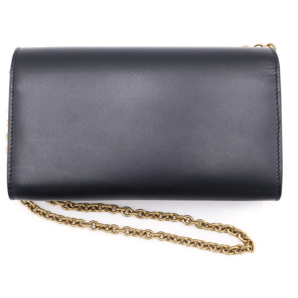 SAINT LAURENT PARIS(サンローランパリ) Le Maillon Chain Wallet Shoulder Bag マイヨン チェーンウォレット ショルダーバッグ ブラック 696608 0SX0W レディース