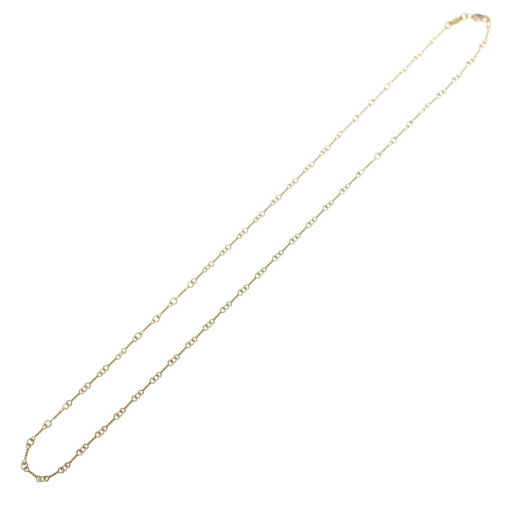 CHROME HEARTS(クロムハーツ) 22K NECKCHAIN T20 ツイストチェーンネックレス 20inch ゴールド BCA015