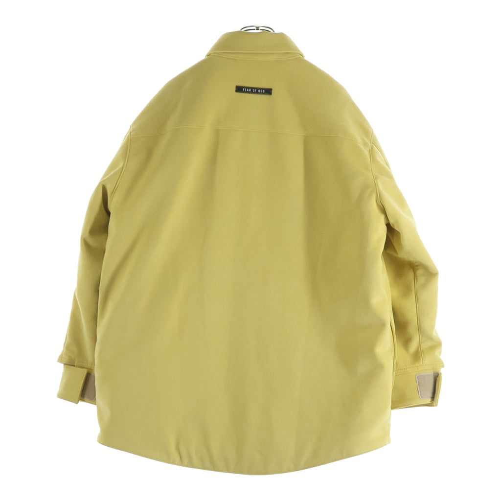 FEAR OF GOD(フィアオブゴッド) SIXTH COLLECTION ULTRASUEDE SHIRT JACKET フェイクスエードキルティングジャケット イエロー