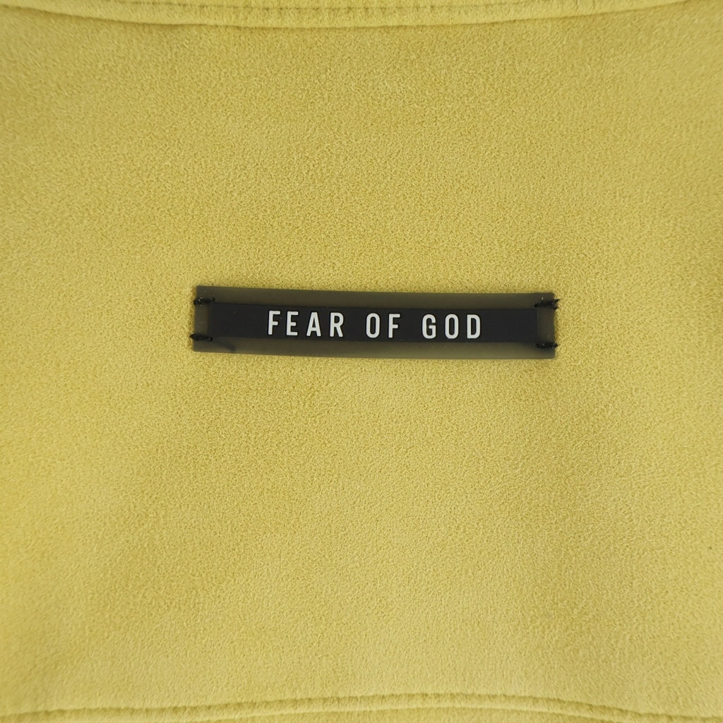 FEAR OF GOD(フィアオブゴッド) SIXTH COLLECTION ULTRASUEDE SHIRT JACKET フェイクスエードキルティングジャケット イエロー