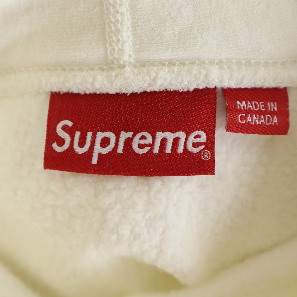 SUPREME(シュプリーム) SMALL BOX LOGO HOODED SWEATSHIRT スモールボックスロゴ プルオーバーパーカー フーディー ホワイト