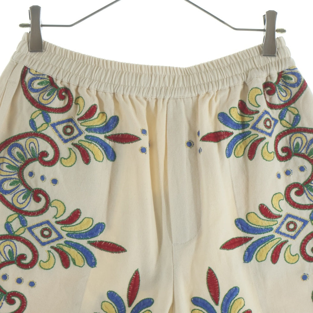 BODE(ボディ) Embroidered Carnival Short MRF22BT009 刺繍 カーニバルショーツ ハーフパンツ ベージュ