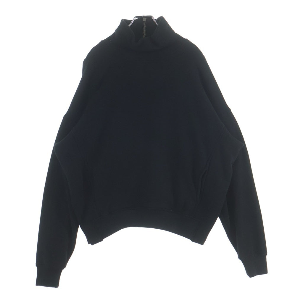 FEAR OF GOD(フィアオブゴッド) FOURTH COLLECTION BACK ZIP SWEAT バックジップ タートルネック長袖スウェットトレーナー ブラック