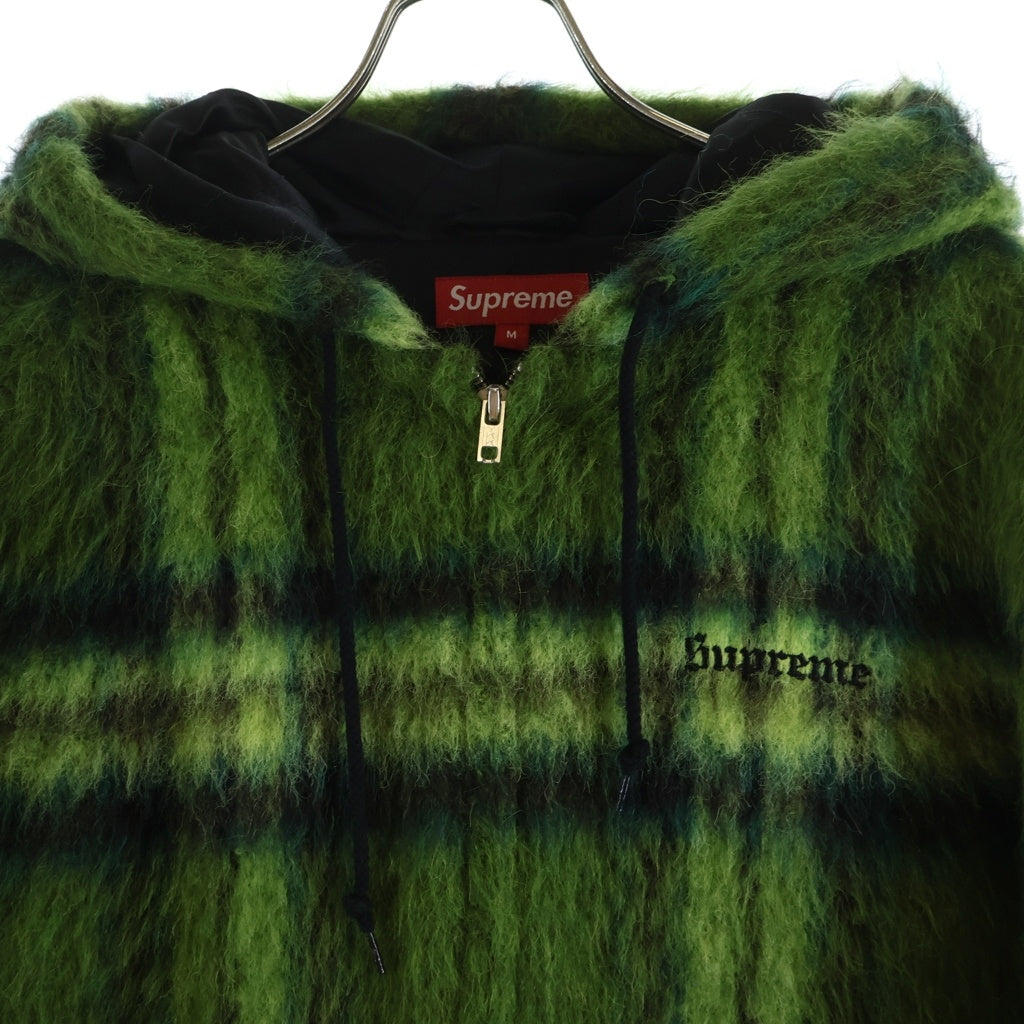 SUPREME(シュプリーム) 16AW MOHAIR HOODED WORK JACKET モヘアフーデッド ワークジャケット グリーン
