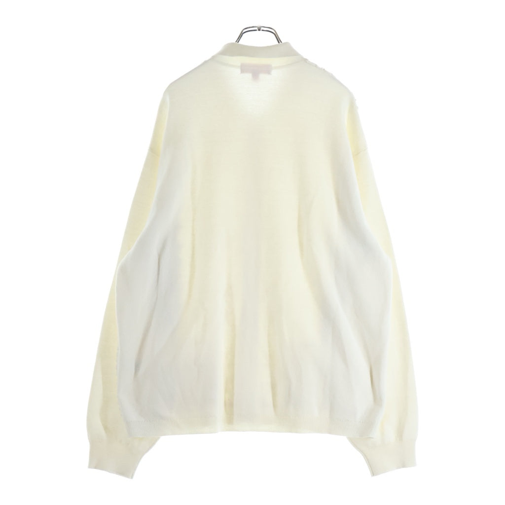 SUPREME(シュプリーム) 25SS Crochet Zip Up Cardigan クロシェット ジップアップカーディガン 長袖 ホワイト