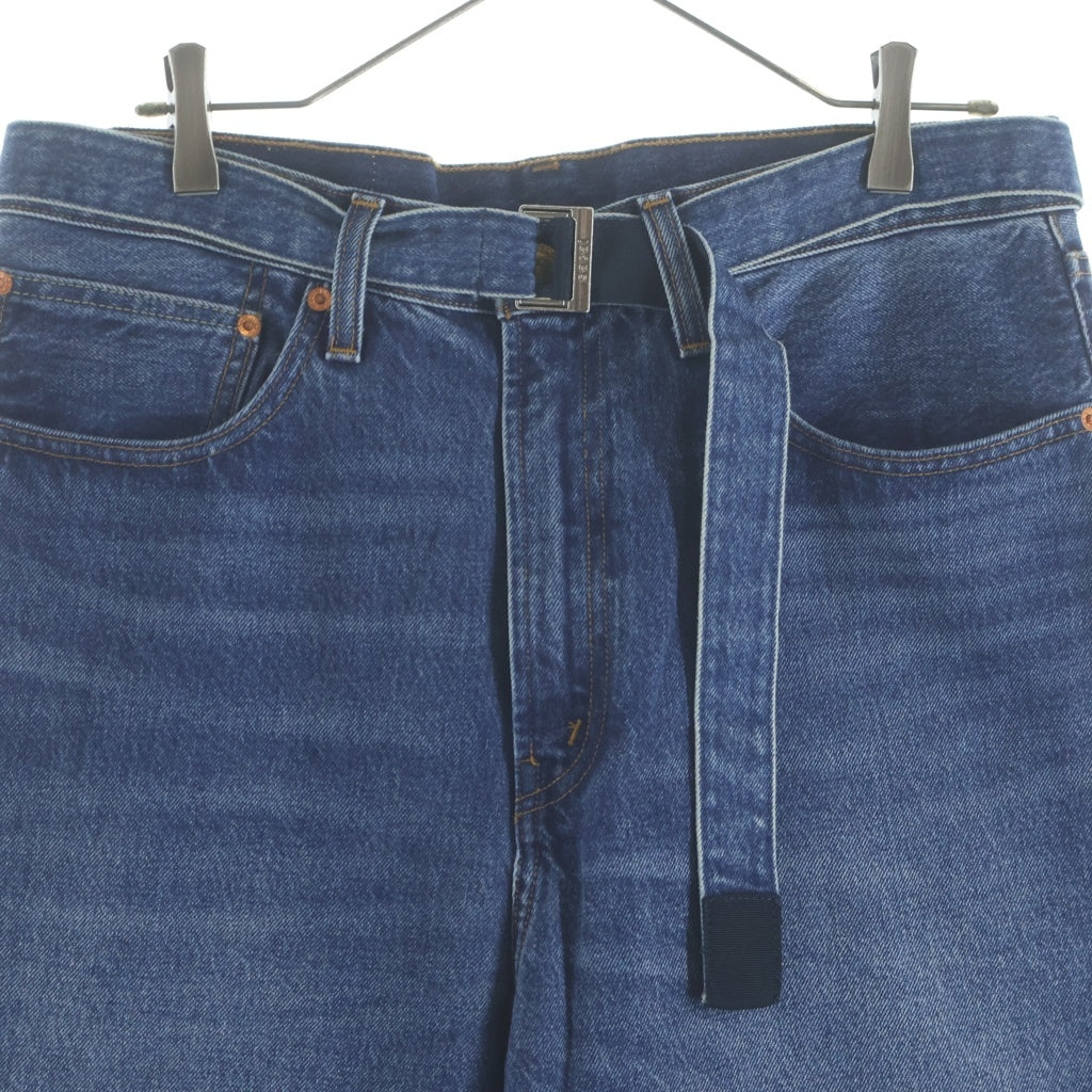 Sacai(サカイ) 25SS ×Levi's Denim Pants 25-0962S ×リーバイス ウルトラバギーデニム パンツ インディゴ 25-0962S