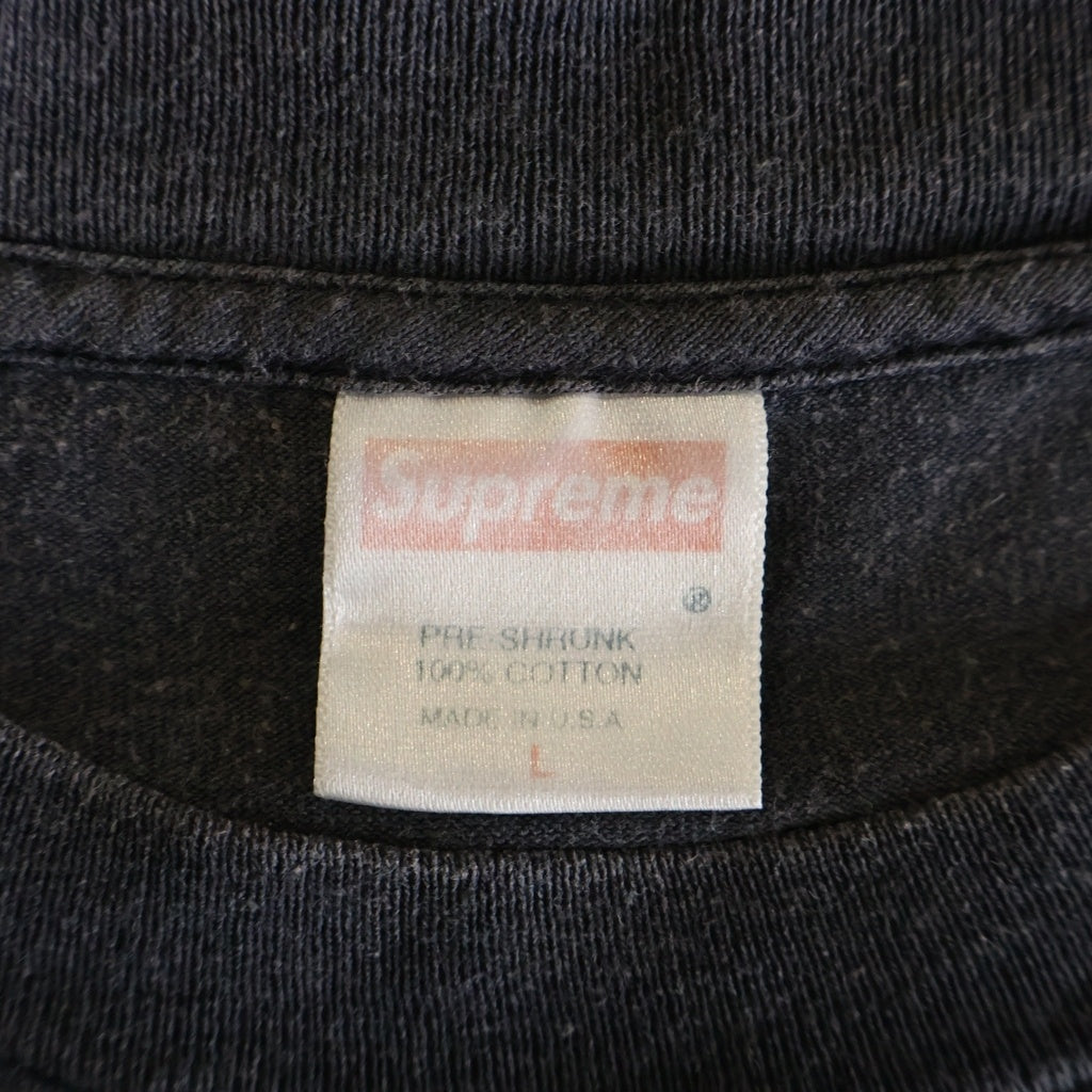 SUPREME(シュプリーム) 98AW Wing Tee ウィング ロゴプリント クルーネック半袖Tシャツ カットソー ブラック