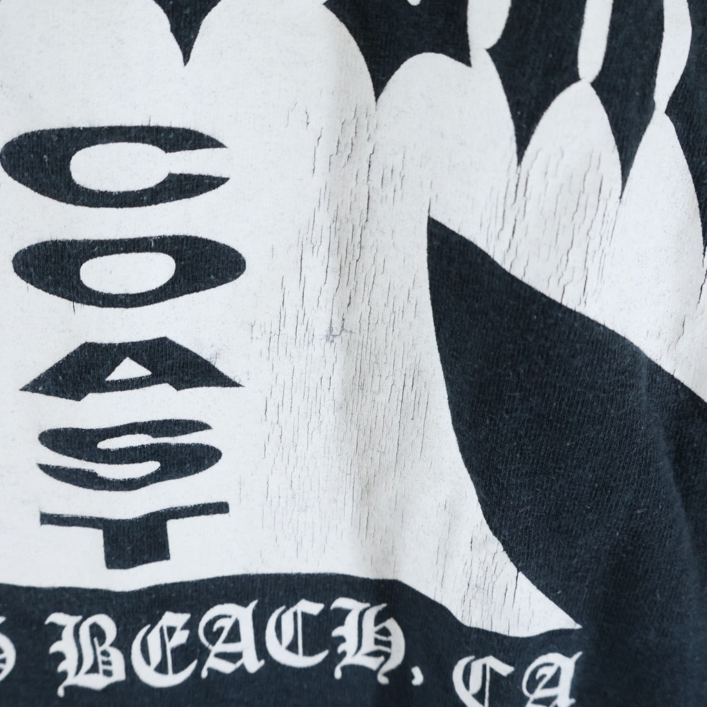 VINTAGE(ヴィンテージ) 90-00s West Coast Choppers L/S Tee ウエストコーストチョッパーズ アイアンクロス アンビルタグ 長袖Tシャツ カットソー ブラック