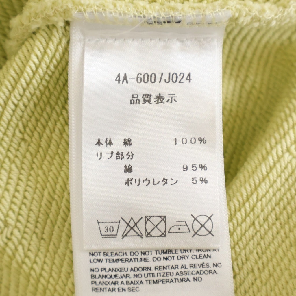 BOTTER(ボッター) DOLPHINS SEWAT 4A-6007J024 ドルフィンプリント 長袖スウェットトレーナー イエロー