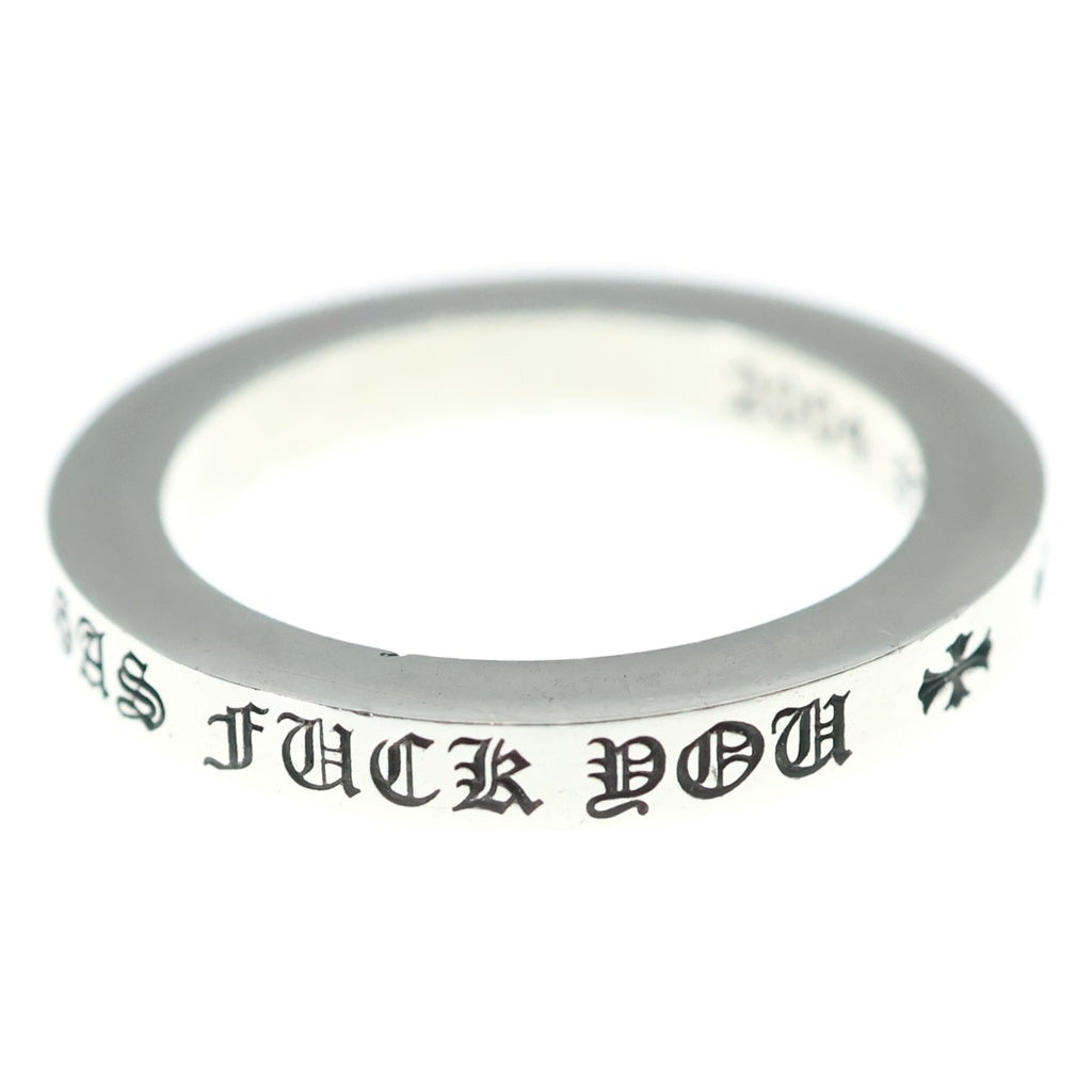CHROME HEARTS(クロムハーツ) 3mm SPACER FUCKYOU LA限定 3mmスペーサーファックユー シルバーリング シルバー BCA395 レディース