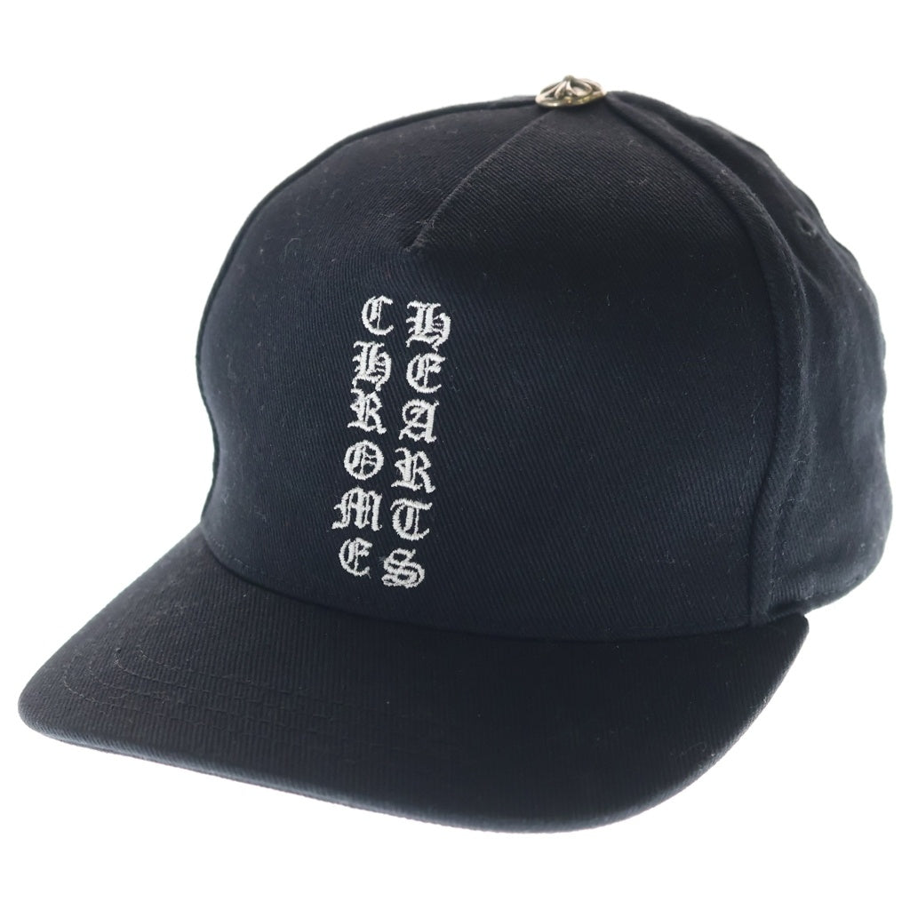 CHROME HEARTS(クロムハーツ) Vertical Logo Hat CHロゴ ベースボールキャップ 帽子 ブラック