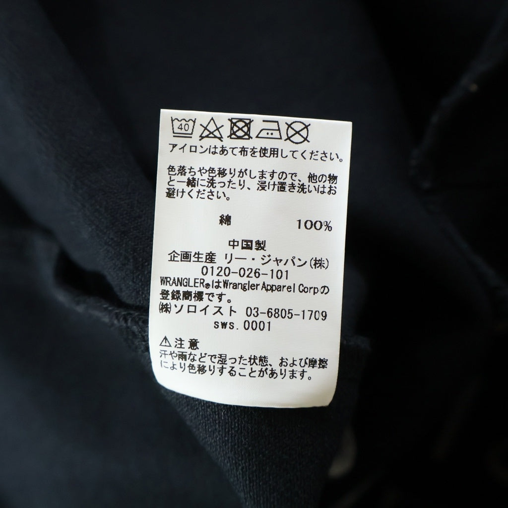 TAKAHIROMIYASHITA The SoloIst.(タカヒロミヤシタザソロイスト) 19AW ×Wrangler ラングラー 長袖シャツ ジャケット ブラック
