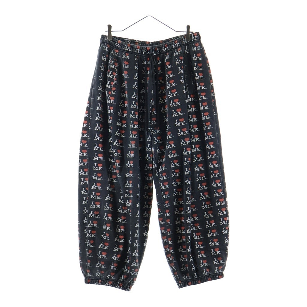 NO BRAND(ノーブランド) Asley Williams アシュリー ウィリアムズ ワイド スウェット パンツ ブラック