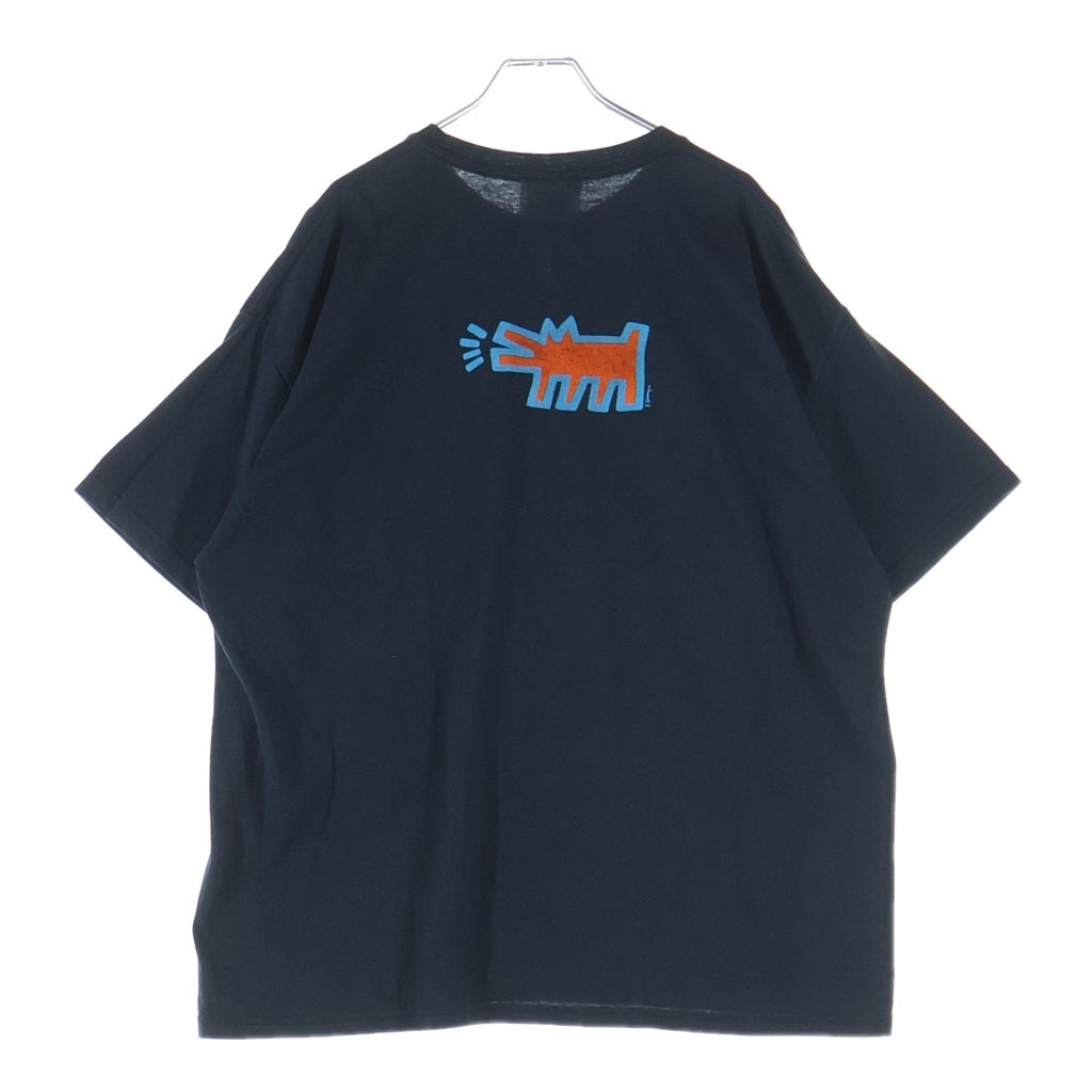VINTAGE(ヴィンテージ) 90S POP SHOP キースへリング 半袖Tシャツ ブラック