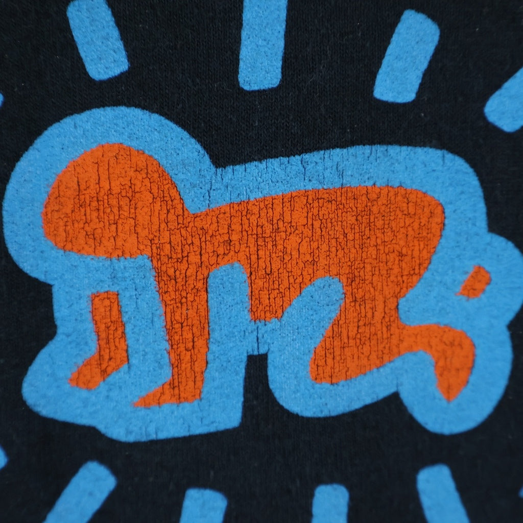 VINTAGE(ヴィンテージ) 90S POP SHOP キースへリング 半袖Tシャツ ブラック