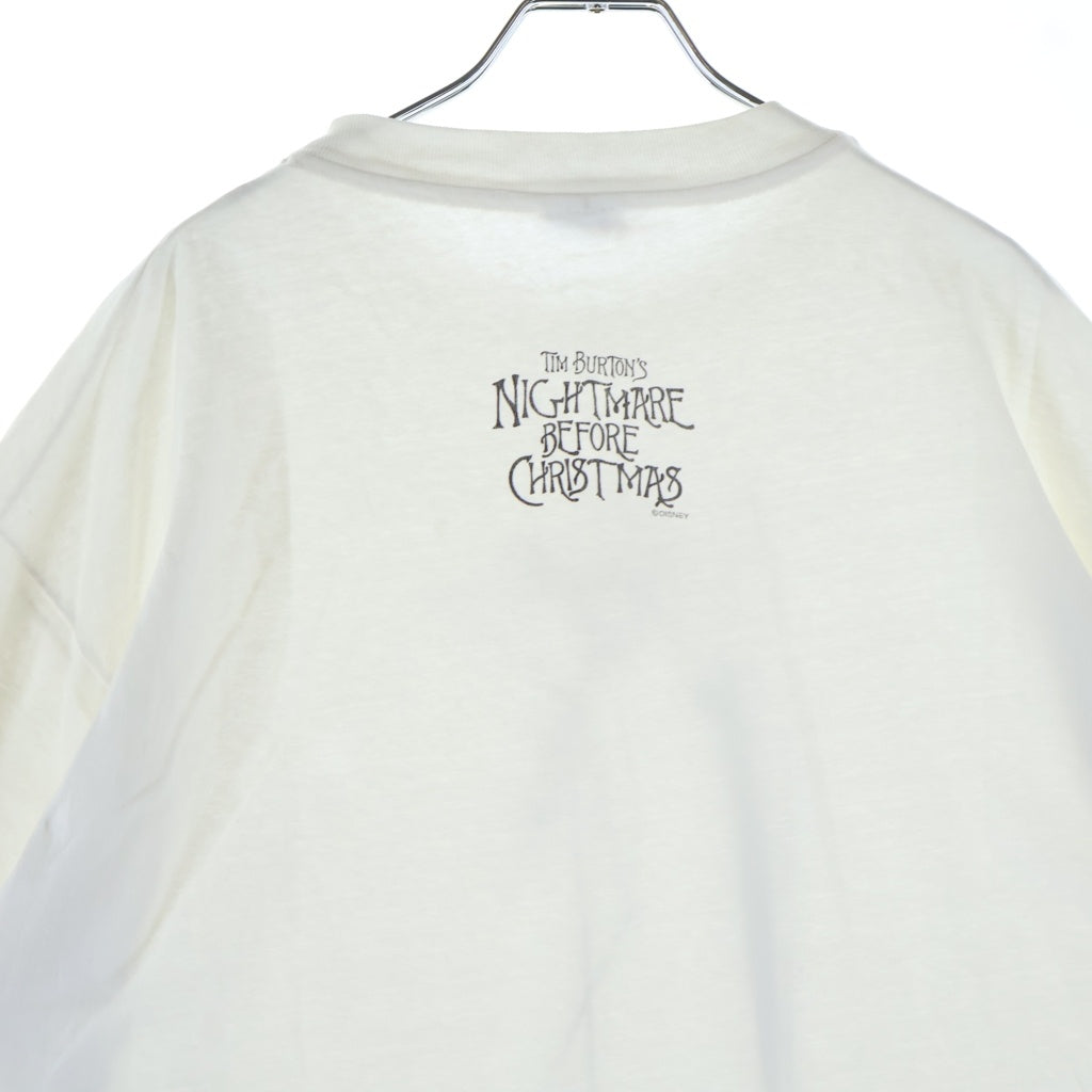 VINTAGE(ヴィンテージ) 90S Nightmare Before Christmas Jack T-Shirt ナイトメアビフォアクリスマス 半袖Tシャツ ホワイト