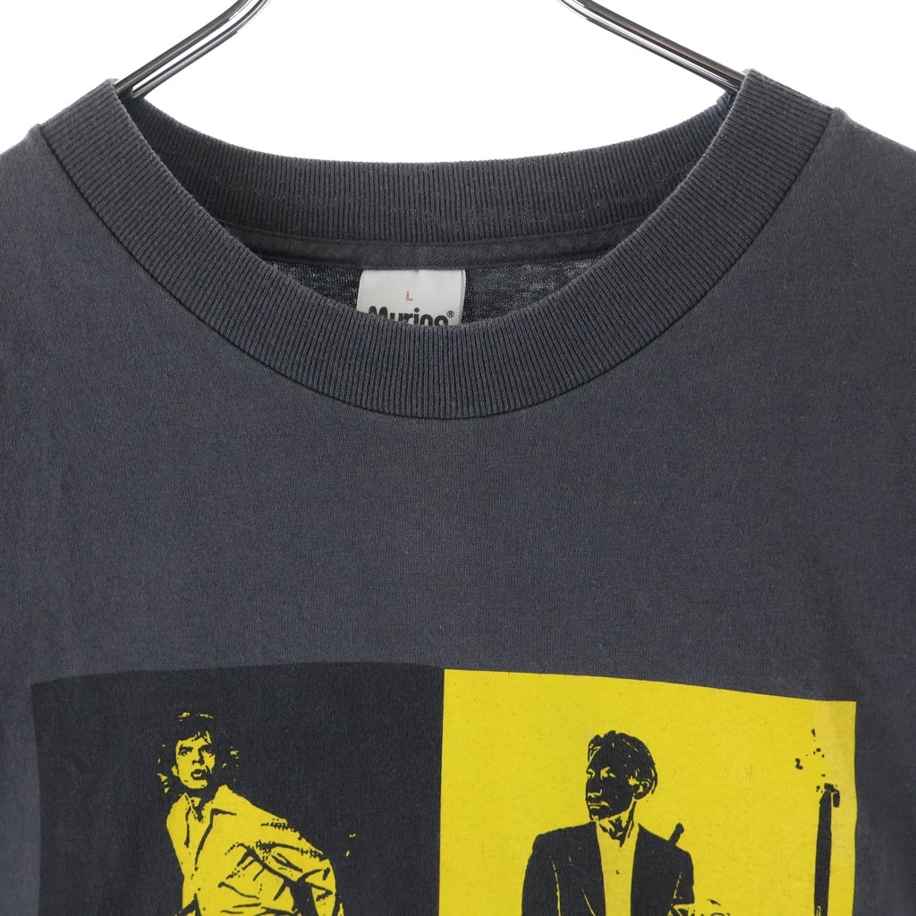 VINTAGE(ヴィンテージ) 90-00s THE ROLLING STONES NO SECURITY TOUR 99 ローリングストーンズ バンド 半袖Tシャツ カットソー チャコールグレー