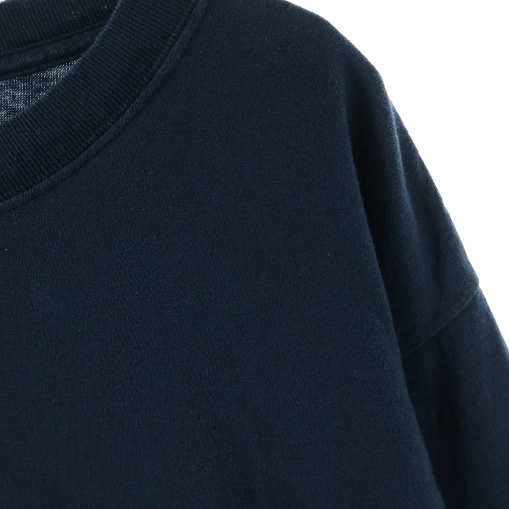 CHROME HEARTS(クロムハーツ) OLD DBL CH CRS S/S Tee オールド ダブルCHクロス刺繍 胸ポケット クルーネック半袖Tシャツカットソー ネイビー