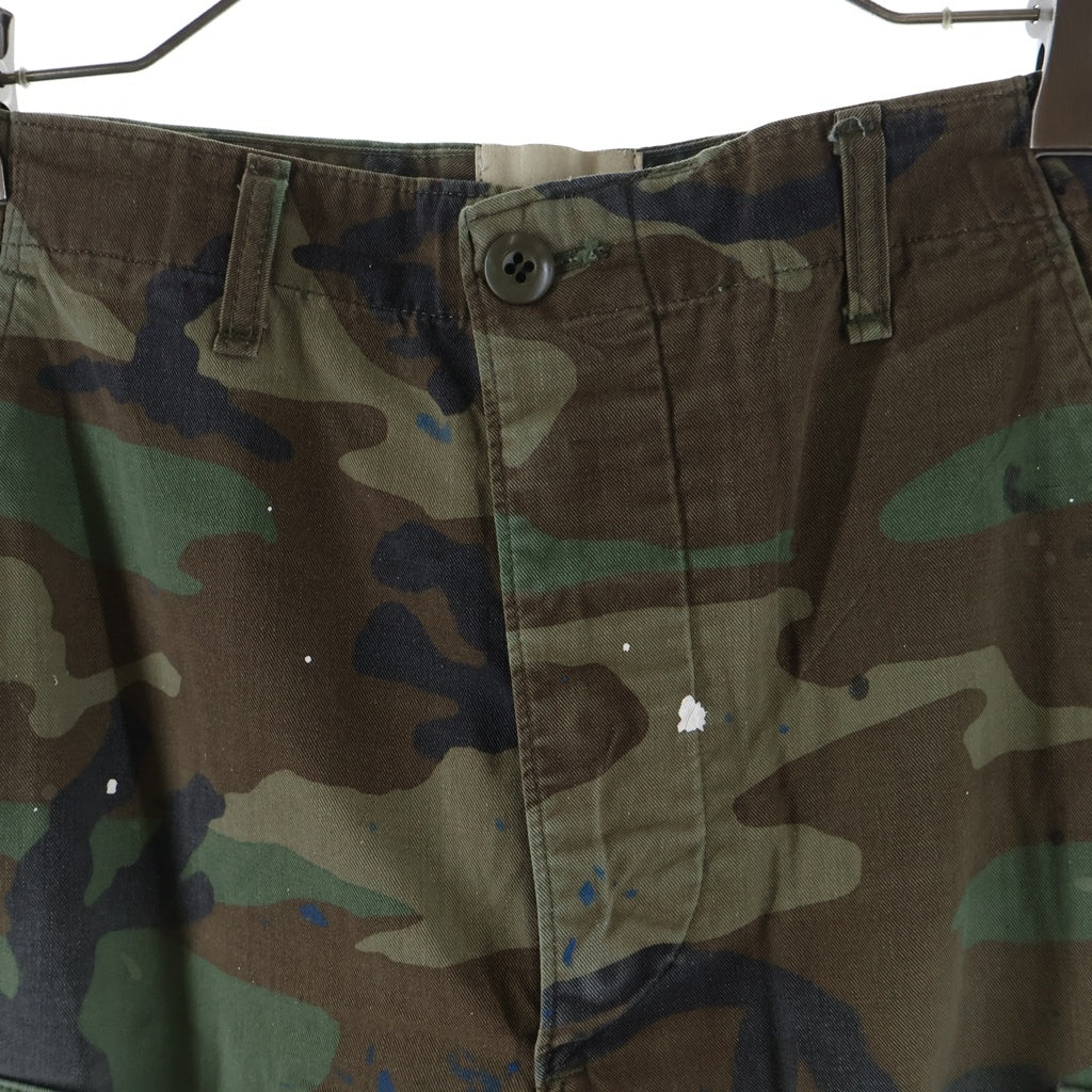 GALLERY DEPT.(ギャラリーデプト) Cargo Pants カモフレア カーペンター カーゴ パンツ ペンキ加工 迷彩柄 マルチカラー