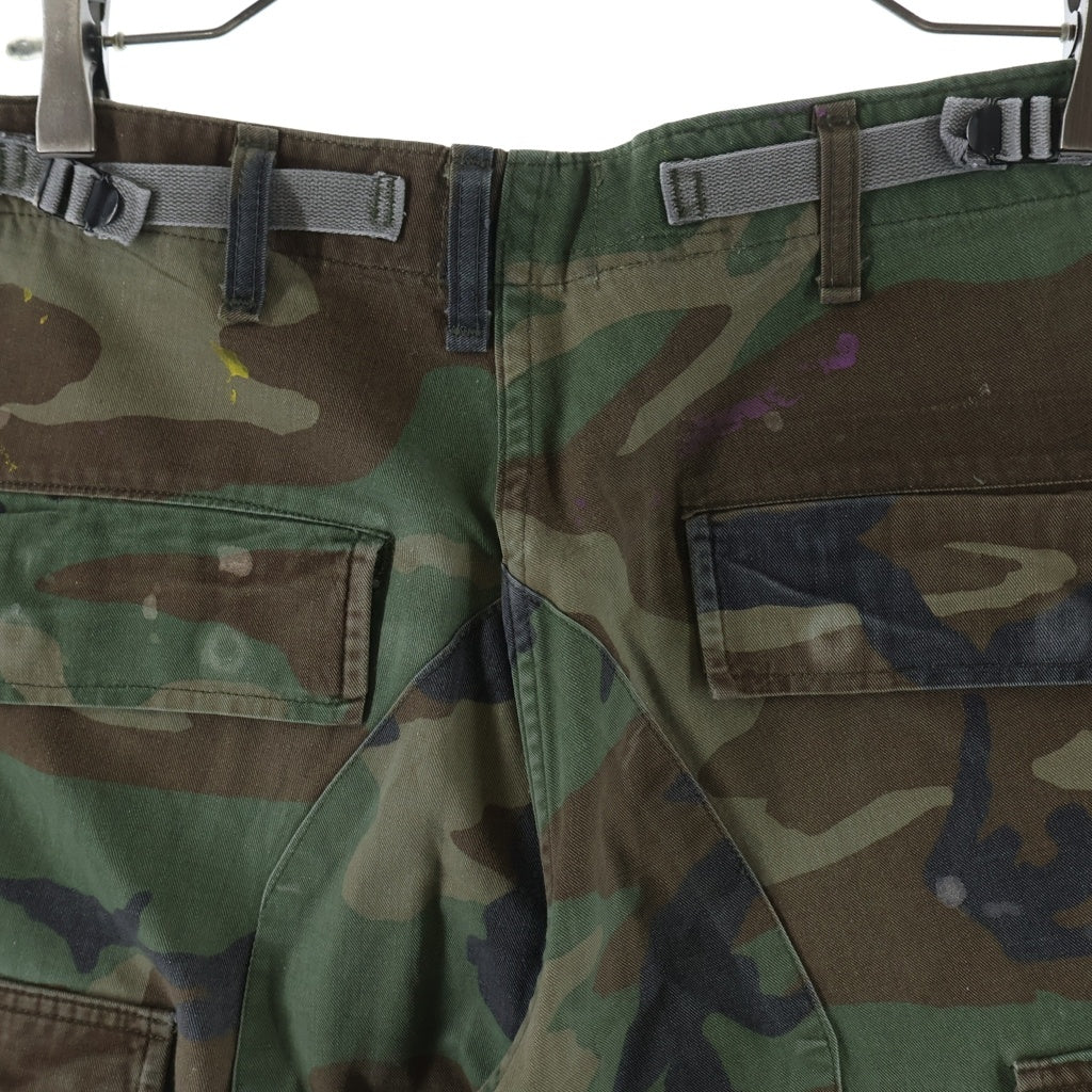 GALLERY DEPT.(ギャラリーデプト) Cargo Pants カモフレア カーペンター カーゴ パンツ ペンキ加工 迷彩柄 マルチカラー