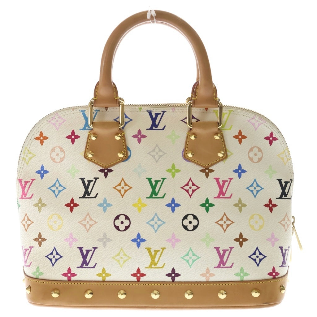 LOUIS VUITTON(ルイヴィトン) Alma PM アルマ マルチカラー レザーハンドバッグ ホワイト M92647 レディース