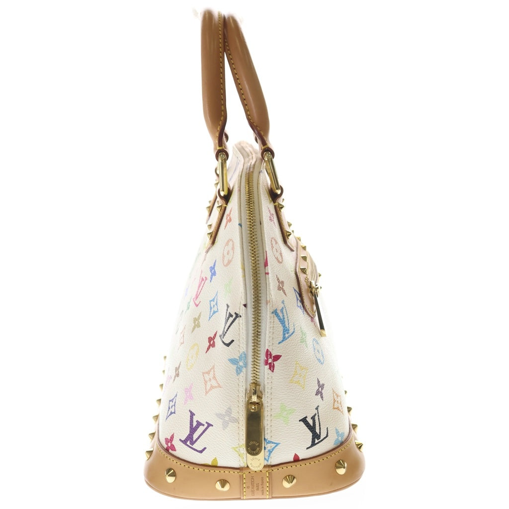 LOUIS VUITTON(ルイヴィトン) Alma PM アルマ マルチカラー レザーハンドバッグ ホワイト M92647 レディース