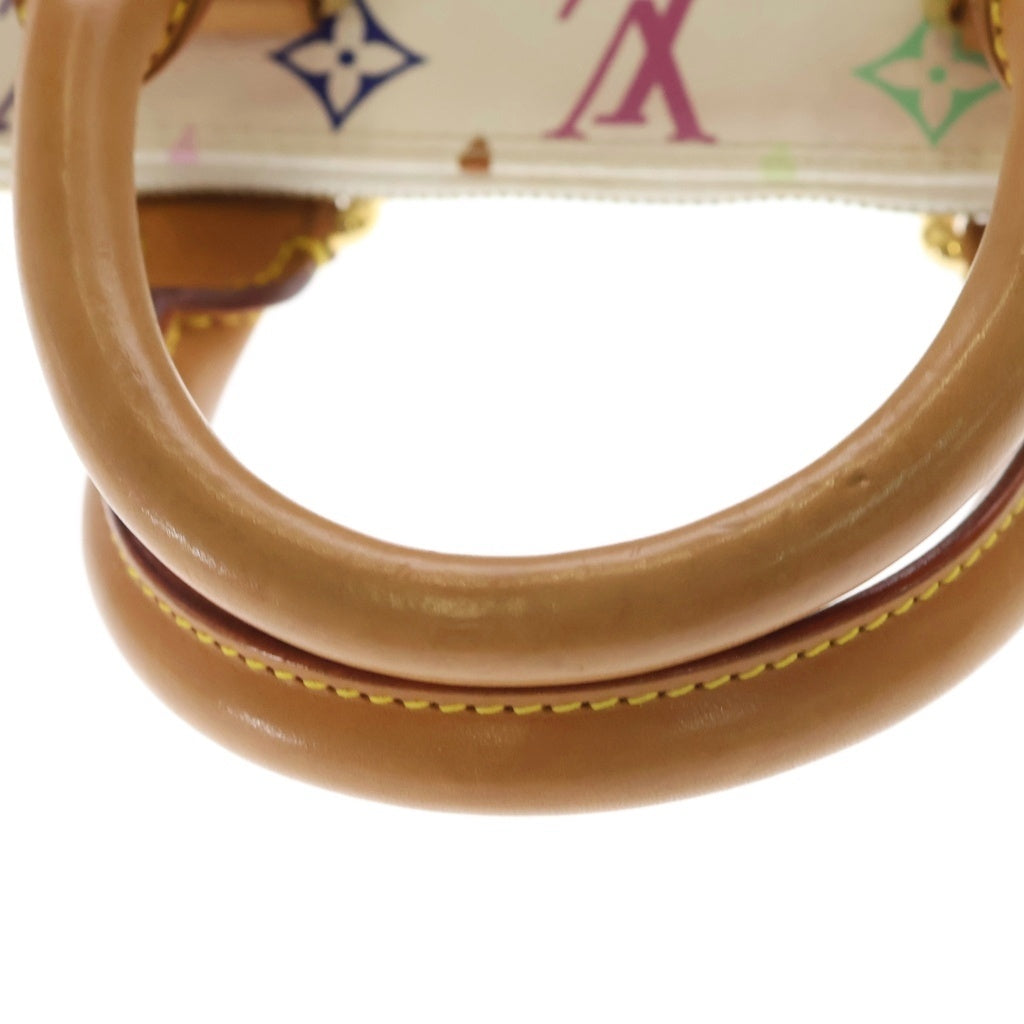 LOUIS VUITTON(ルイヴィトン) Alma PM アルマ マルチカラー レザーハンドバッグ ホワイト M92647 レディース