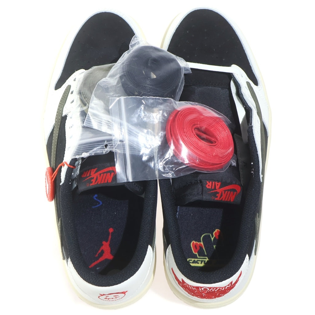 NIKE(ナイキ) Travis Scott Women's Air Jordan 1 Low OG Medium Olive AJ1 トラヴィススコット エアジョーダン 1 ローカット スニーカー シューズ 靴 オリーブ DZ4137-106