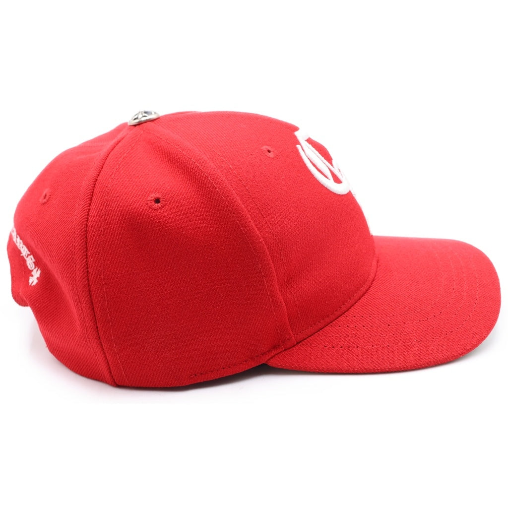 CHROME HEARTS(クロムハーツ) TRUCKER CAP CHロゴ刺繍 トラッカーキャップ 帽子 レッド