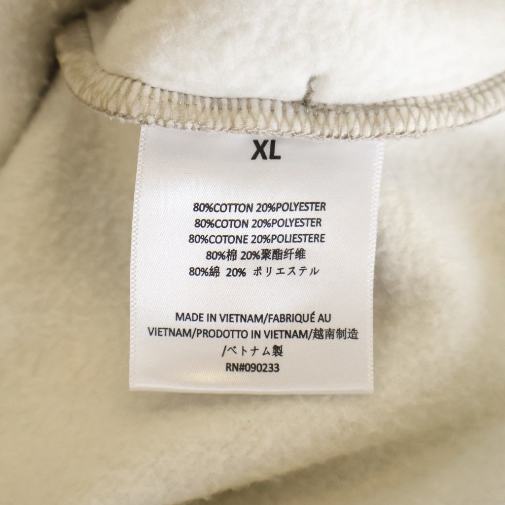 FEAR OF GOD ESSENTIALS(フィアオブゴッド エッセンシャルズ) HOODIE ラバーロゴ プルオーバースウェットパーカー フーディー ベージュ