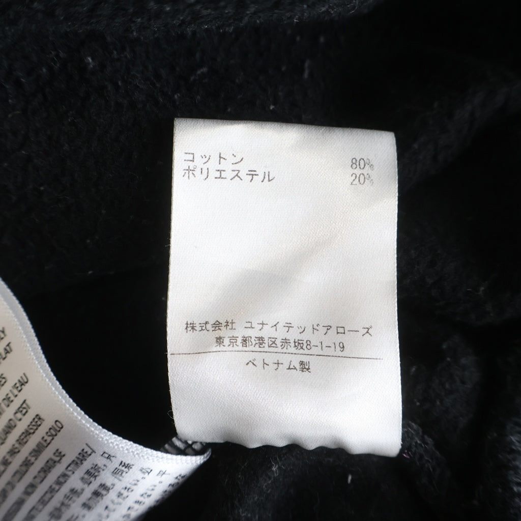 FEAR OF GOD ESSENTIALS(フィアオブゴッド エッセンシャルズ) HOODIE ラバーロゴ プルオーバースウェットパーカー フーディー ブラック